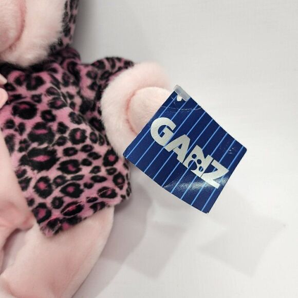 Ganz 2000 Rachel Bear 12" Velvet Leopard Coat VG Plush - Picture 3 of 9